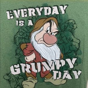 NWOT Men’s Disney Grumpy Short Sleeve